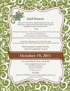 Girl Power ON LINE Invite